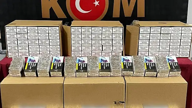 Yerköy'de bol miktarda makaron ele geçirildi