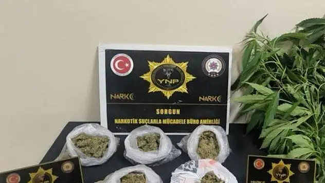 Yozgat'ta narkotik operasyonu! Evden çıkanlar şaşırttı