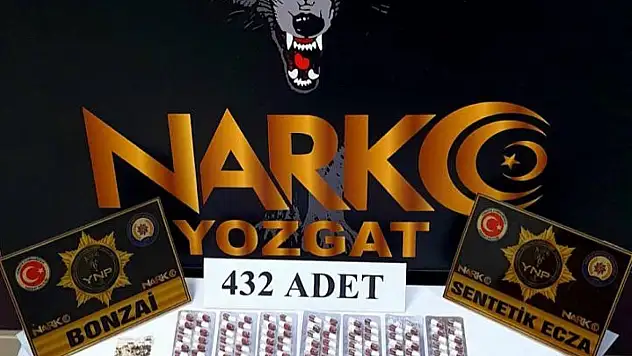 Yozgat'ta 432 adet sentetik ele geçirildi