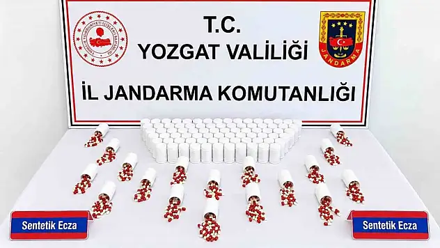 Yerköy'de operasyon: 5 bin 626 sentetik ecza ele geçirildi!