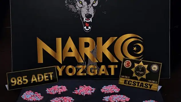 Yozgat'ta çok miktarda uyuşturucu hap ele geçirildi!