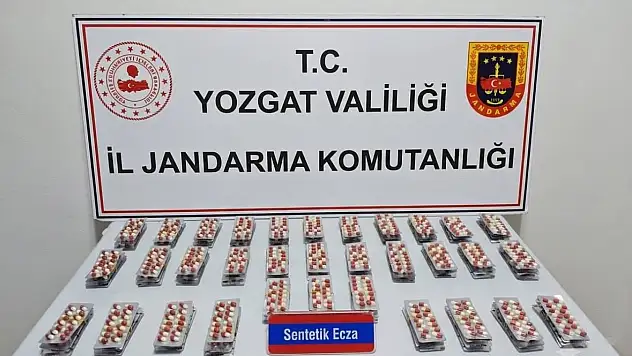 Yozgat'ta bin 848 adet yasaklı madde ele geçirildi!