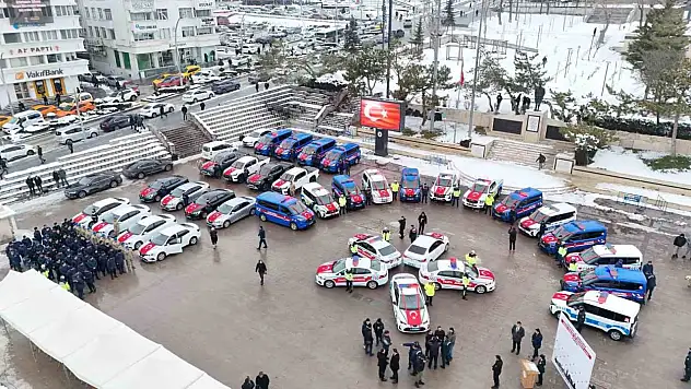 Yozgat'ta güvenlik güçlerinin araç filosu güçlendirildi