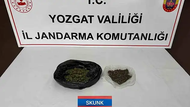 Kayseri'den Yozgat'a uyuşturucu götüren şahıs yakalandı!