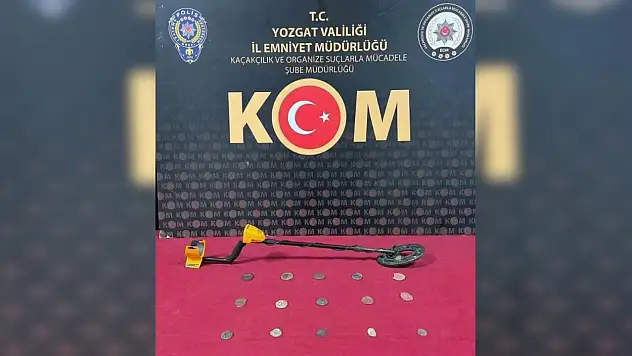 Yozgat'ta operasyon: Tarihi eser nitelikli objeler ele geçirildi!