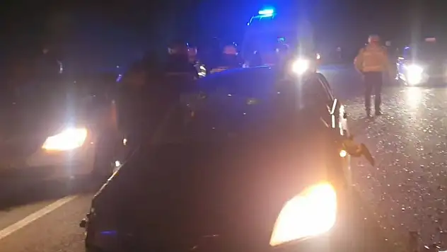 Yozgat-Ankara yolunda korkutan kaza: Otomobil takla attı