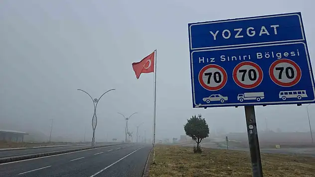 Yozgat'ta etkili olan sisin ardından görüş mesafesi 10 metreye düştü