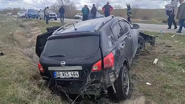 Yozgat'ta bayram dönüşü trafik kazası: 3 yaralı