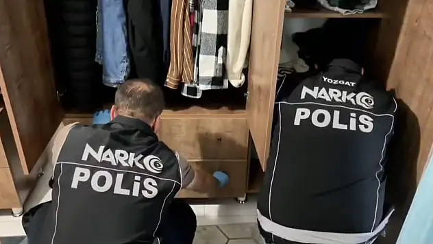 Yozgat'ta uyuşturucu operasyonunda gözaltı