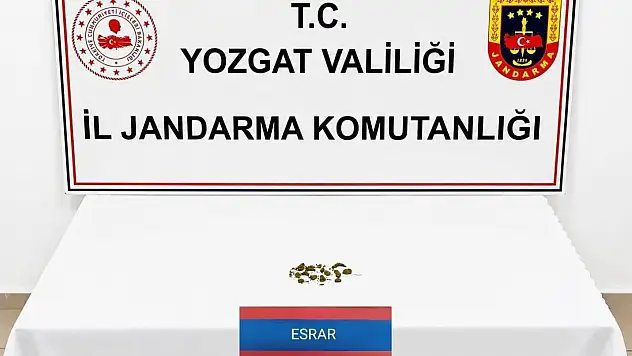 Yozgat'ta uyuşturucu operasyonu