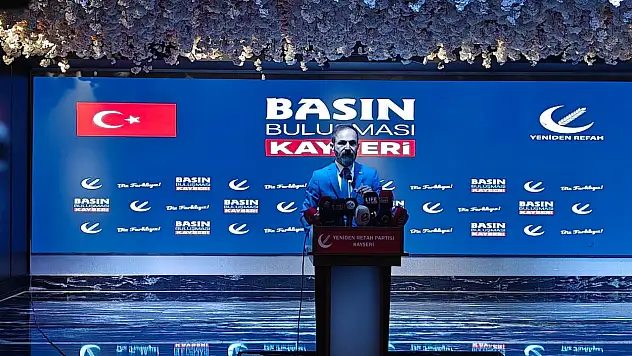 YRP Kayseri İl Başkanı Özcan'dan dikkat çeken açıklamalar