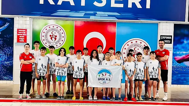 Yüzme müsabakalarında Kayserili sporcular 12 madalya kazandı!
