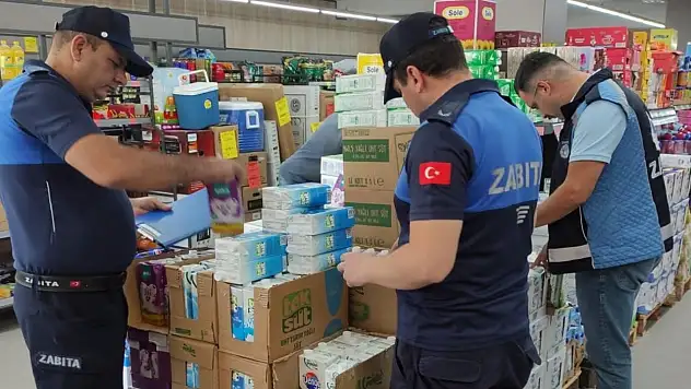 Zabıta ekipleri Yeşilhisar'da marketleri mercek altına aldı