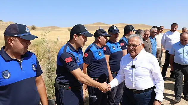 Zabıta haftası kutlamaları fidanlarla taçlandı!