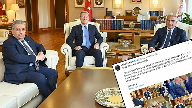 Ziyaret sonrası Kayseri'ye müjde: Bakan Ersoy talimat verdi restore ediliyor!