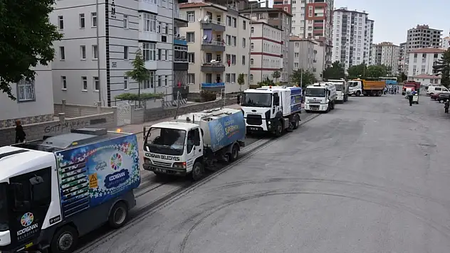 Kocasinan'da temizlik seferberliği sürüyor