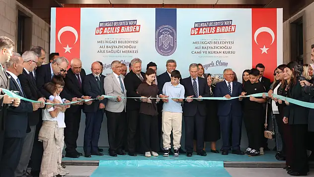 Melikgazi'ye birbirinden farklı 3 yeni tesis kazandırıldı…