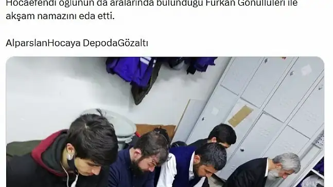 'Kuytulcular' üyelerinden namazda 'selfie'