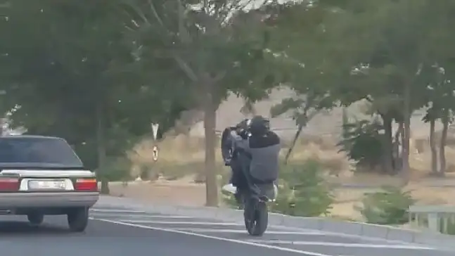 Trafikteki gösterişi pahalıya patladı
