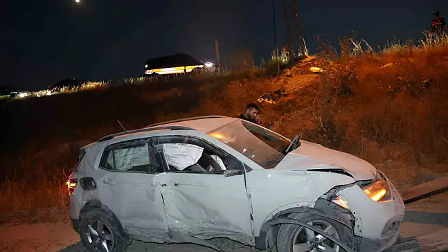 Nevşehir'de kontrolden çıkan otomobil takla attı: 2 yaralı