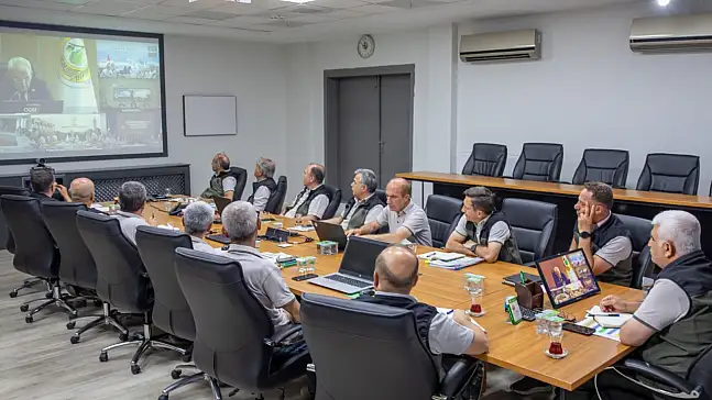 Orman bölge müdürlüğü, temmuz ayı çalışmalarını değerlendirdi: Yangın riski masaya yatırıldı