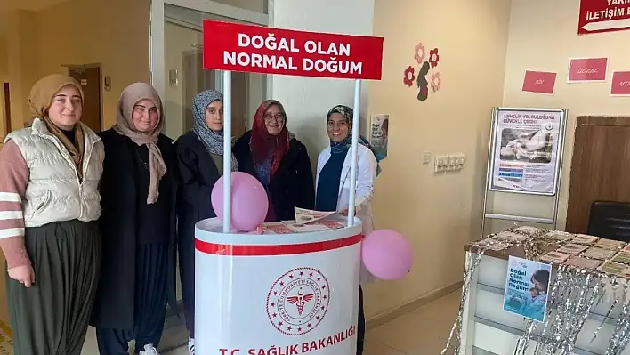 Niğde'de normal doğuma teşvik çalışmaları sürüyor!