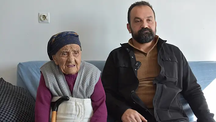 102 yaşındaki Fatma nine Kocasinan Belediyesi'ne minnettar!