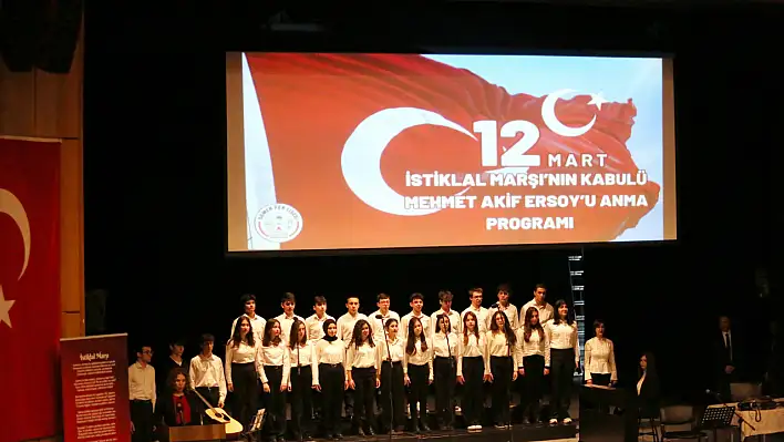 12 Mart İstiklal Marşı'nın Kabulü Kutlandı!