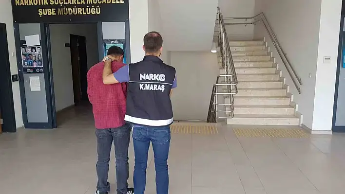 Kahramanmaraş'ta uyuşturucu hükümlüsü yakalandı