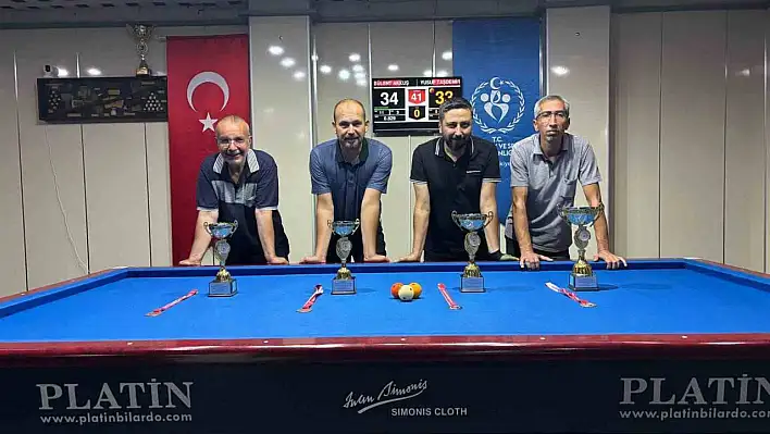 Bilardo Tutkunları Kayseri'de Buluştu