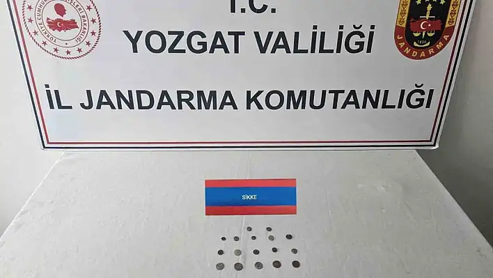 Yozgat'ta tarihi sikkeler ele geçirildi!