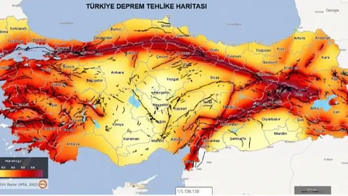 24 şehir fay hattı üzerinde - Kayseri Haberleri