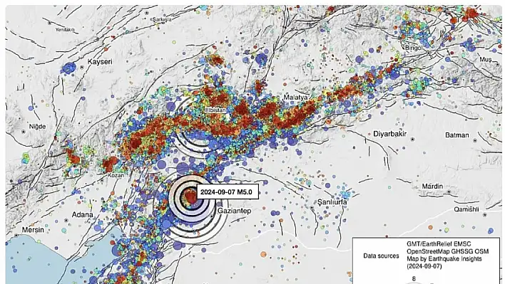 5.5 ve üzeri büyüklükte deprem üreten fay zonları üzerinde hangi iller var?