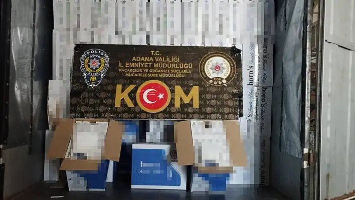 59 milyon kaçak makaron ele geçirildi