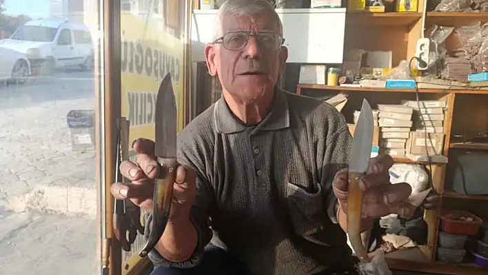 60 yıldır koç boynuzu bıçak üretiyor