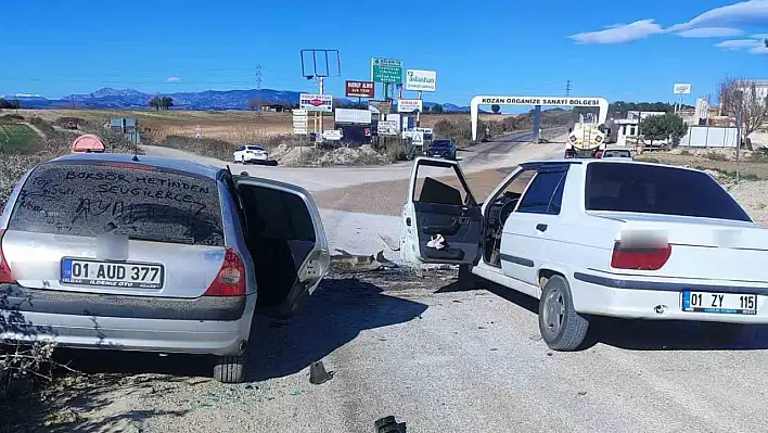 Adana'da trafik kazası 2 kişi yaralandı!