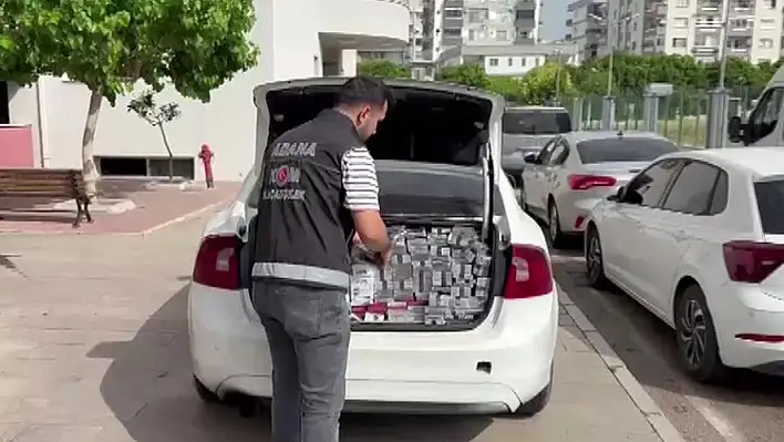 Adana'da yüzbinlerce lira değerinde kaçakçılık yapacaklardı: Yakalandılar!