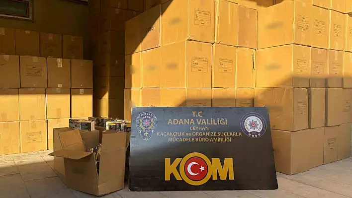 6 milyon 500 bin TL değerinde kaçak makaron ele geçirildi: 5 gözaltı