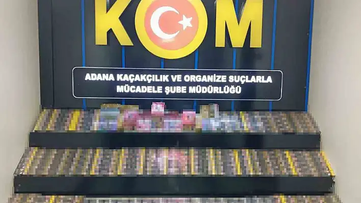 Adana'da kaçakçılıkla mücadele devam ediyor!