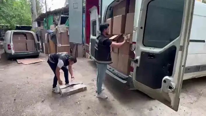 Adana'da 39 milyon TL'lik kaçakçılık operasyonu düzenlendi
