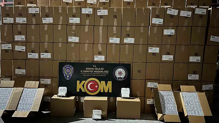 Adana'da dev operasyon milyonlarcasına el konuldu!