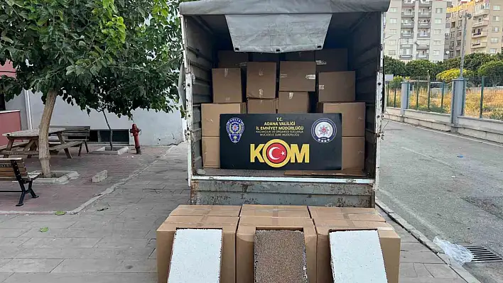 6 milyonluk kaçak sigara ele geçirildi