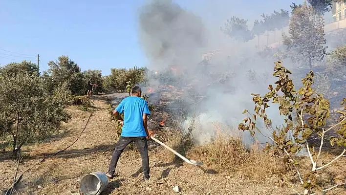 Paniğe sebep olan yangın kontrol altına alındı