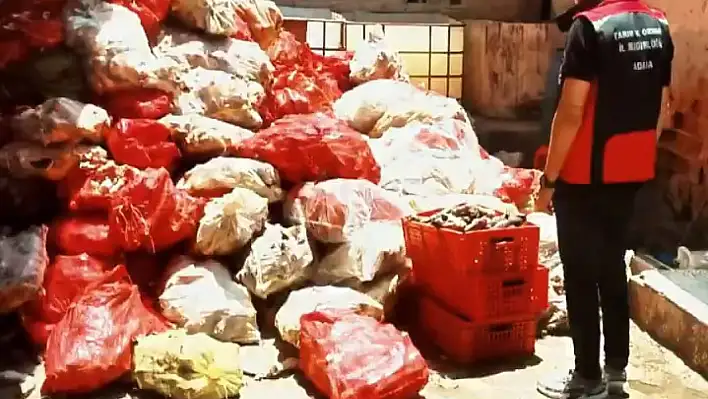 Binlerce kilo paça ele geçirildi