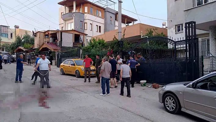 Adana'da cinnet getiren koca dehşet saçtı: 1 ölü, 3 yaralı var