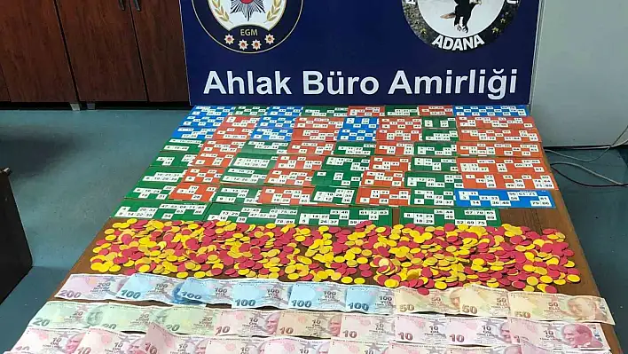 Adana'da kumarla mücadele: 2,5 milyon TL ceza kesildi!