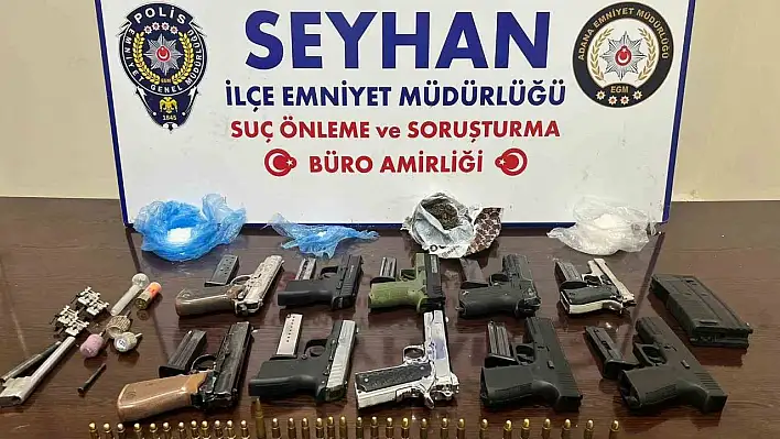 Adana'da silah ticareti yapan kişilere operasyon: 3 gözaltı