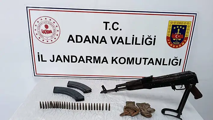 Adana'da uzun namlulu tüfek ele geçirildi