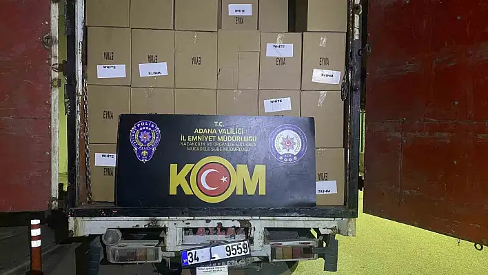 5 milyonluk kaçak sigara ve makaron yakalandı