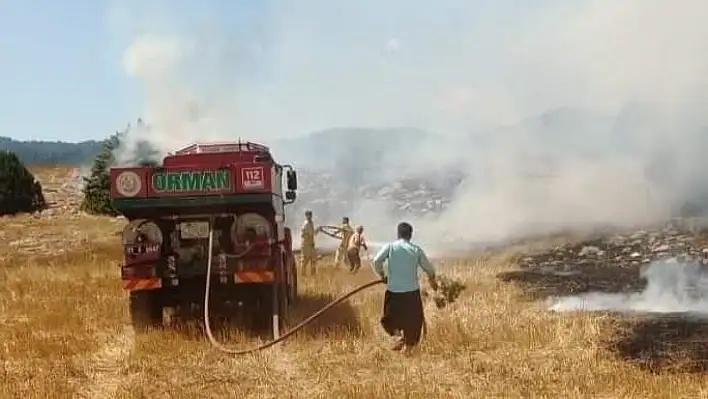 Adana'da yangın, ormanlık alana sıçradı!